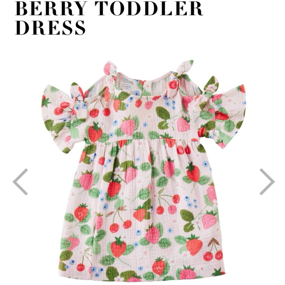 Mud Pie Strawberry Print Dress